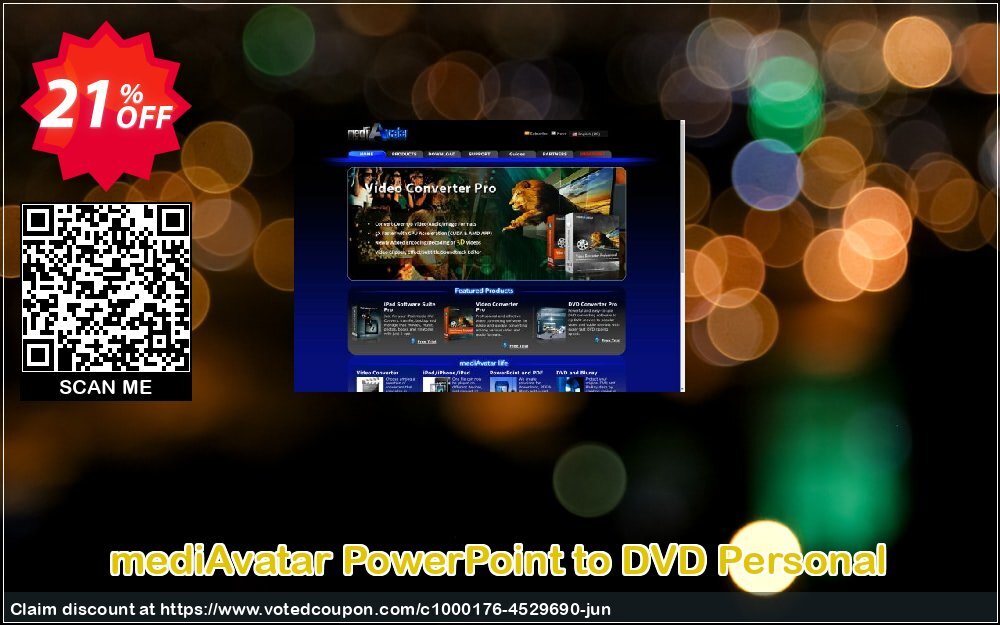 mediAvatar PowerPoint to DVD Personal Coupon Code Jun 2024, 21% OFF - VotedCoupon