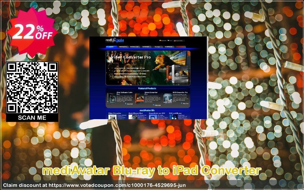 mediAvatar Blu-ray to iPad Converter Coupon, discount mediAvatar Blu-ray to iPad Converter excellent discounts code 2024. Promotion: excellent discounts code of mediAvatar Blu-ray to iPad Converter 2024