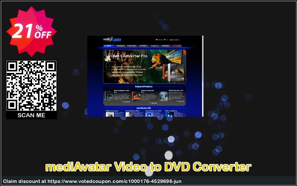 mediAvatar Video to DVD Converter Coupon Code Jun 2024, 21% OFF - VotedCoupon