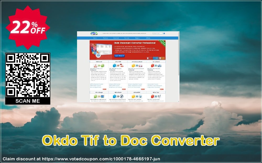 Okdo Tif to Doc Converter Coupon Code Jun 2024, 22% OFF - VotedCoupon