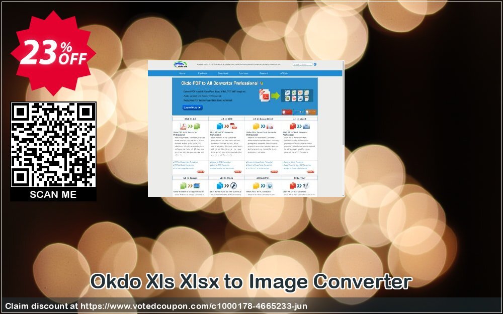 Okdo Xls Xlsx to Image Converter Coupon, discount Okdo Xls Xlsx to Image Converter dreaded offer code 2024. Promotion: dreaded offer code of Okdo Xls Xlsx to Image Converter 2024