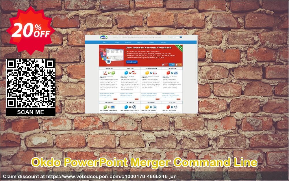 Okdo PowerPoint Merger Command Line Coupon, discount Okdo PowerPoint Merger Command Line awesome deals code 2024. Promotion: awesome deals code of Okdo PowerPoint Merger Command Line 2024