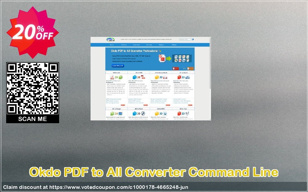 Okdo PDF to All Converter Command Line Coupon, discount Okdo PDF to All Converter Command Line amazing discount code 2024. Promotion: amazing discount code of Okdo PDF to All Converter Command Line 2024