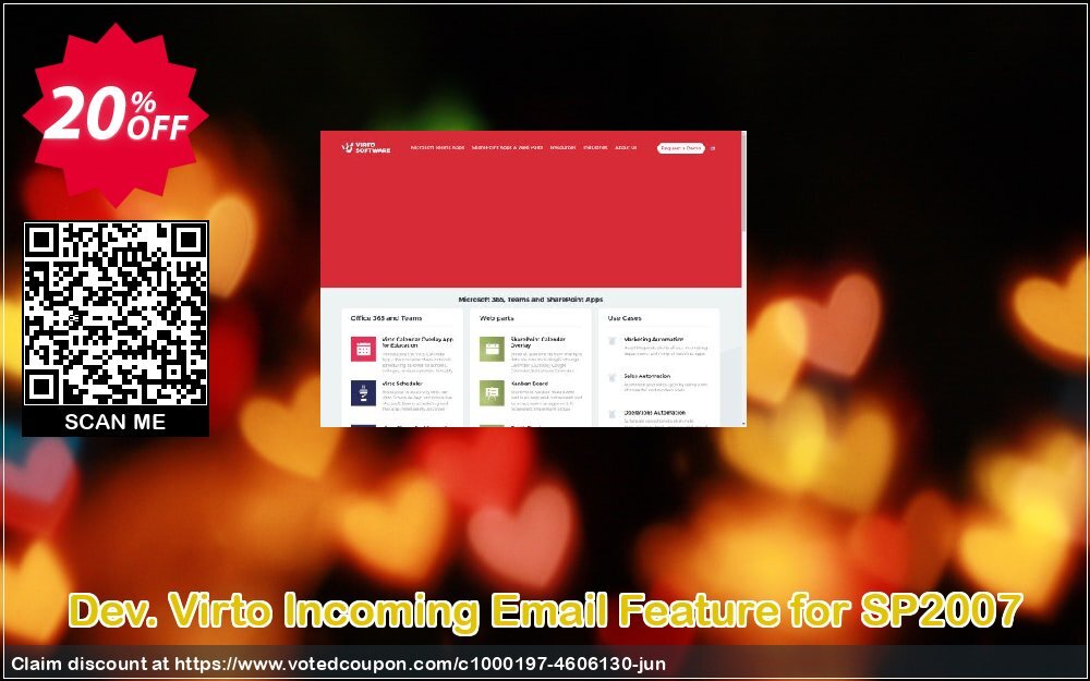 Dev. Virto Incoming Email Feature for SP2007 Coupon, discount Dev. Virto Incoming Email Feature for SP2007 super sales code 2024. Promotion: super sales code of Dev. Virto Incoming Email Feature for SP2007 2024
