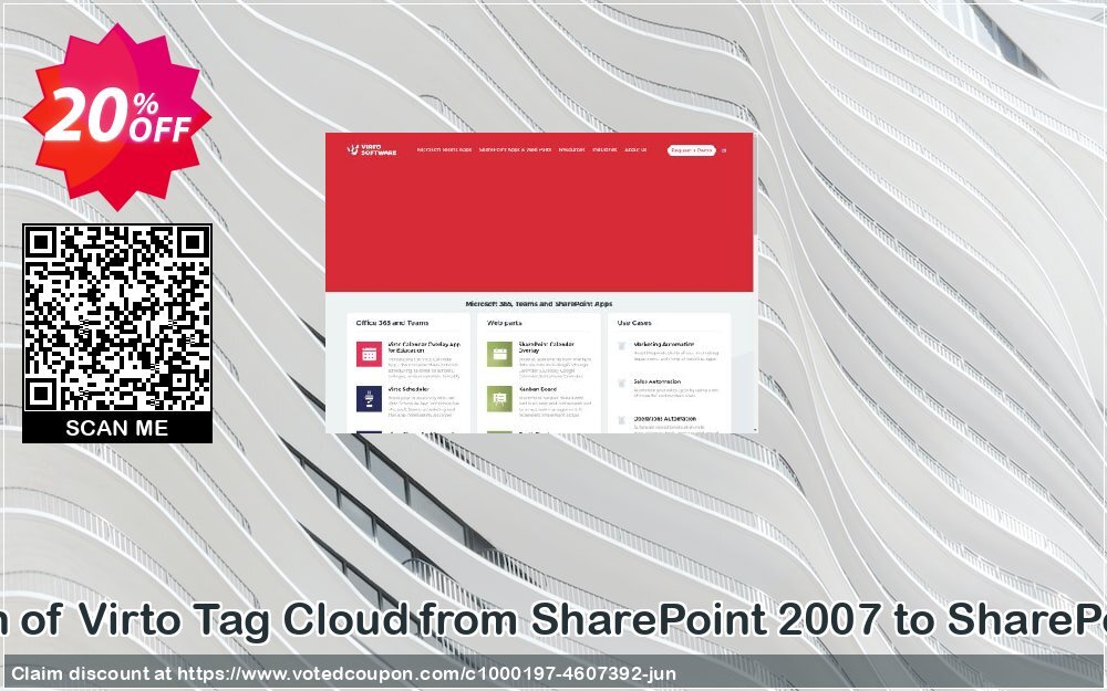 Migration of Virto Tag Cloud from SharePoint 2007 to SharePoint 2010 Coupon Code Jun 2024, 20% OFF - VotedCoupon