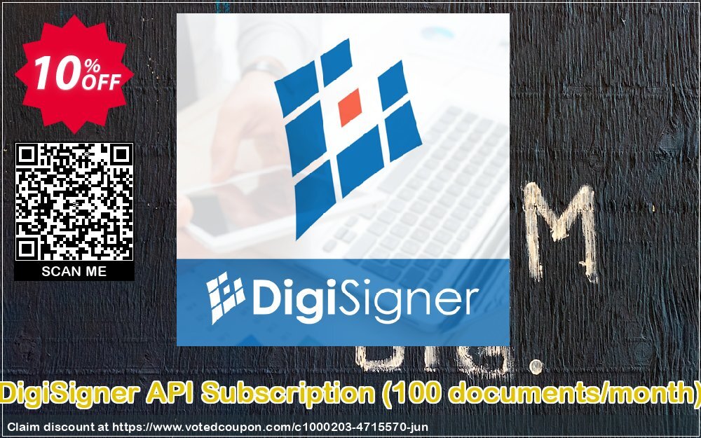 DigiSigner API Subscription, 100 documents/month  Coupon, discount DigiSigner API Subscription (100 documents/month) awesome offer code 2024. Promotion: awesome offer code of DigiSigner API Subscription (100 documents/month) 2024