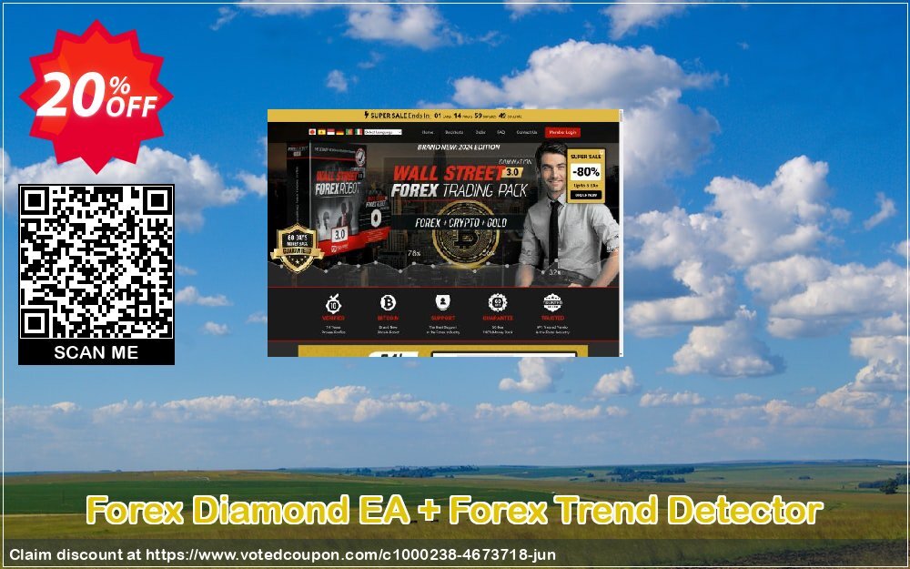 Forex Diamond EA + Forex Trend Detector Coupon, discount Forex Diamond EA + Forex Trend Detector formidable discount code 2024. Promotion: formidable discount code of Forex Diamond EA + Forex Trend Detector 2024