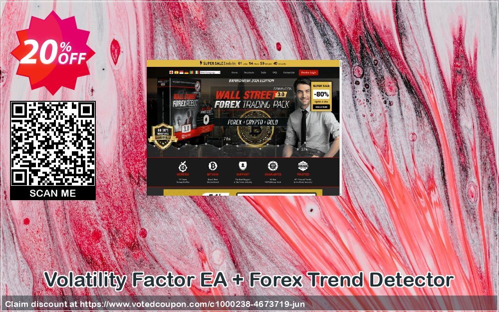 Volatility Factor EA + Forex Trend Detector Coupon, discount Volatility Factor EA + Forex Trend Detector fearsome promo code 2024. Promotion: fearsome promo code of Volatility Factor EA + Forex Trend Detector 2024