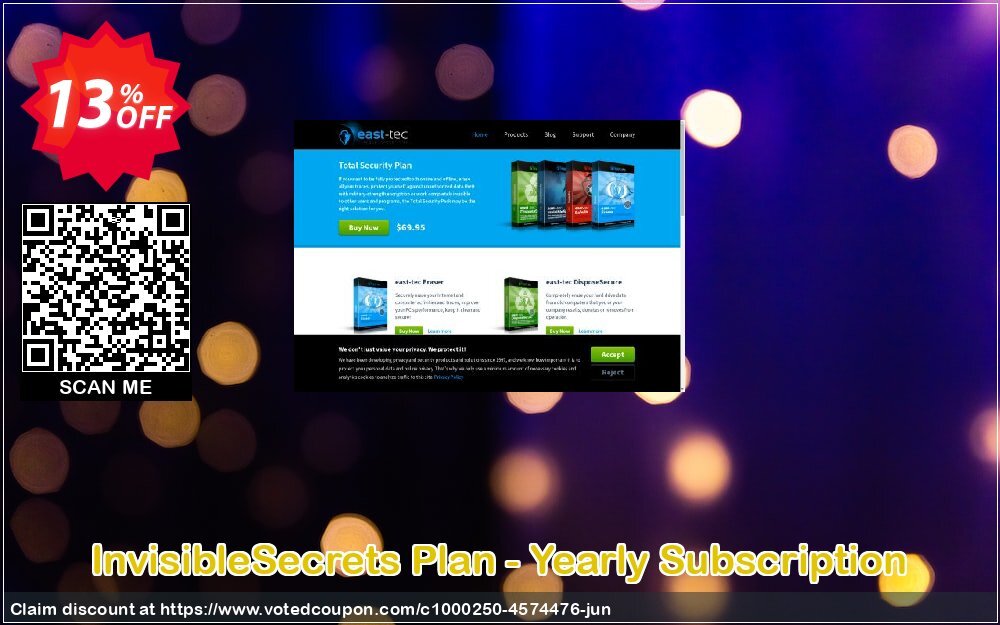 InvisibleSecrets Plan - Yearly Subscription Coupon, discount InvisibleSecrets Plan - Yearly Subscription marvelous deals code 2024. Promotion: marvelous deals code of InvisibleSecrets Plan - Yearly Subscription 2024