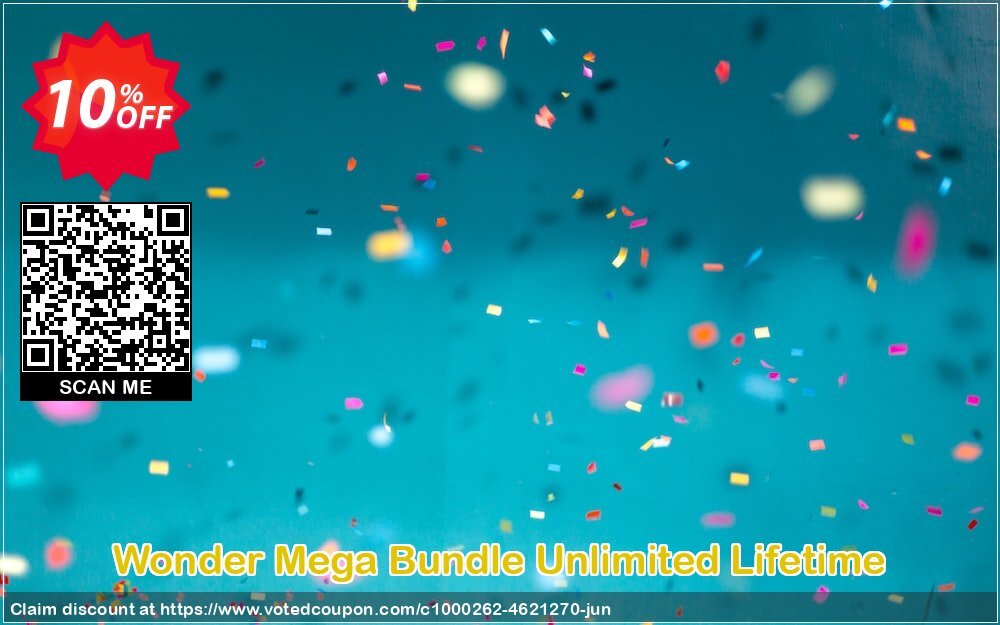 Wonder Mega Bundle Unlimited Lifetime Coupon, discount Wonder Mega Bundle Unlimited Lifetime wonderful sales code 2024. Promotion: wonderful sales code of Wonder Mega Bundle Unlimited Lifetime 2024