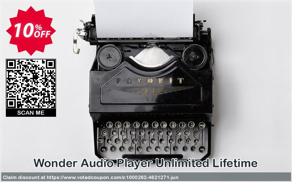 Wonder Audio Player Unlimited Lifetime Coupon, discount Wonder Audio Player Unlimited Lifetime amazing deals code 2024. Promotion: amazing deals code of Wonder Audio Player Unlimited Lifetime 2024