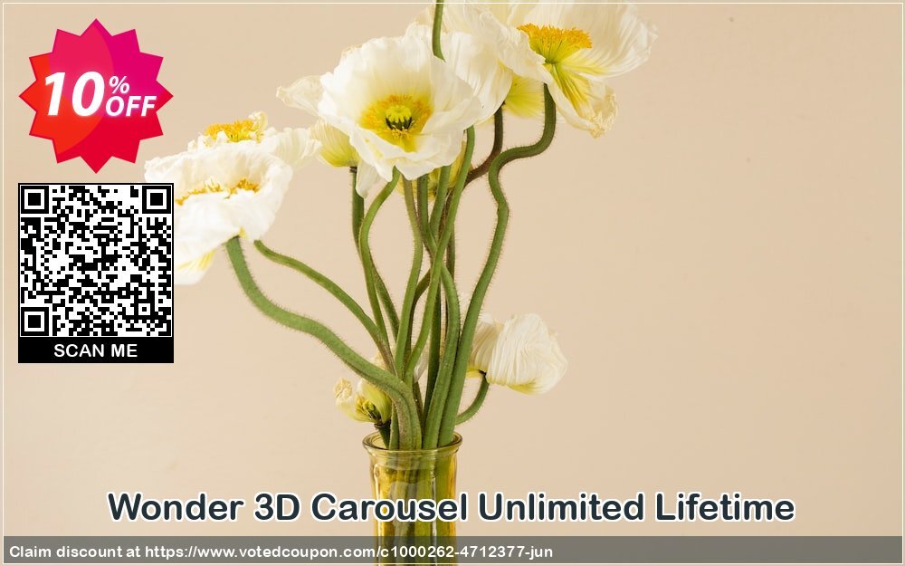 Wonder 3D Carousel Unlimited Lifetime Coupon Code Jun 2024, 10% OFF - VotedCoupon