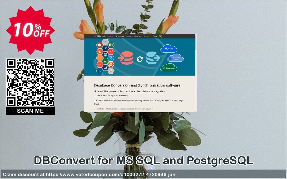 DBConvert for MS SQL and PostgreSQL Coupon, discount DBConvert for MS SQL and PostgreSQL dreaded offer code 2024. Promotion: dreaded offer code of DBConvert for MS SQL and PostgreSQL 2024