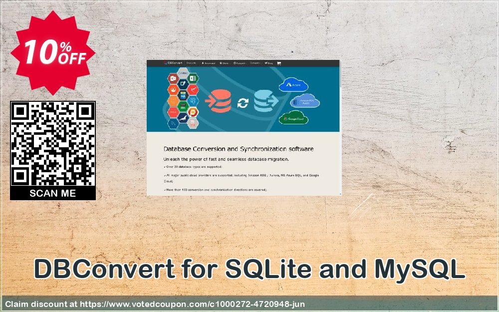 DBConvert for SQLite and MySQL Coupon Code Jun 2024, 10% OFF - VotedCoupon