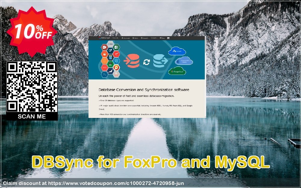 DBSync for FoxPro and MySQL Coupon, discount DBSync for FoxPro and MySQL impressive deals code 2024. Promotion: impressive deals code of DBSync for FoxPro and MySQL 2024
