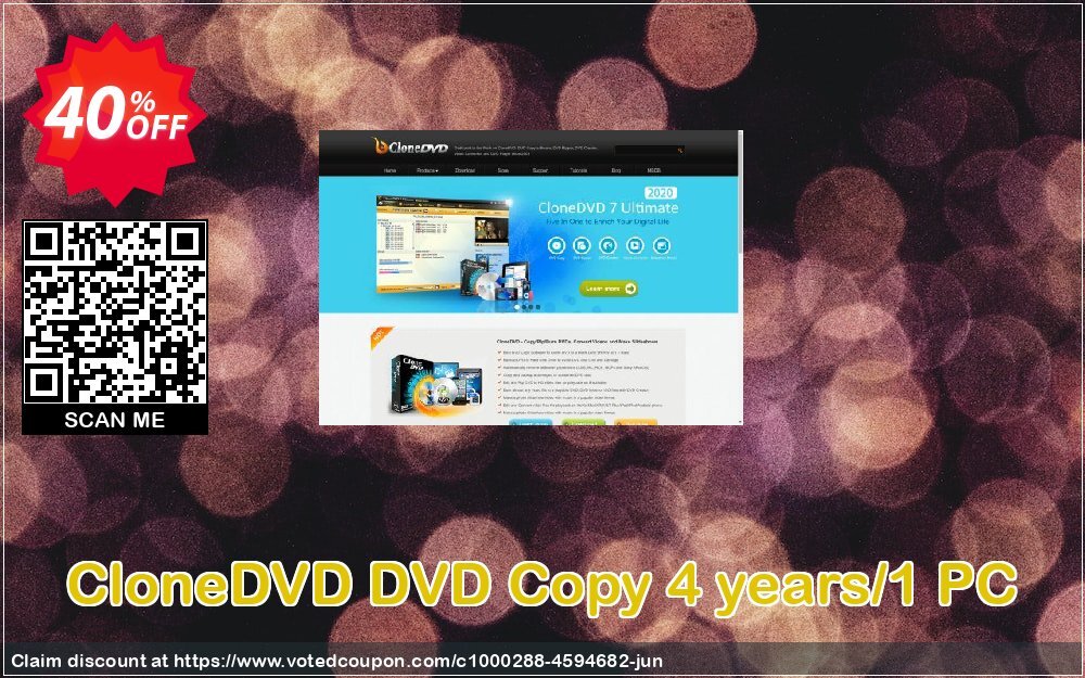 CloneDVD DVD Copy 4 years/1 PC
