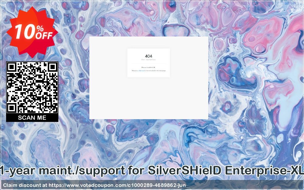 1-year maint./support for SilverSHielD Enterprise-XL Coupon, discount 1-year maint./support for SilverSHielD Enterprise-XL impressive promotions code 2024. Promotion: impressive promotions code of 1-year maint./support for SilverSHielD Enterprise-XL 2024