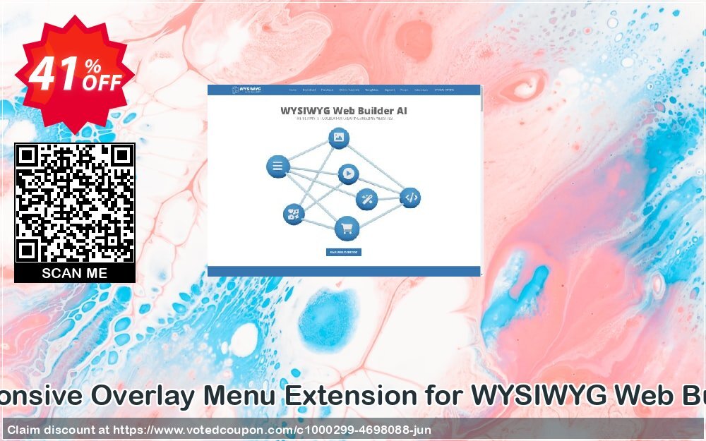 Responsive Overlay Menu Extension for WYSIWYG Web Builder Coupon, discount Summer Sale. Promotion: exclusive sales code of Responsive Overlay Menu Extension for WYSIWYG Web Builder 2024