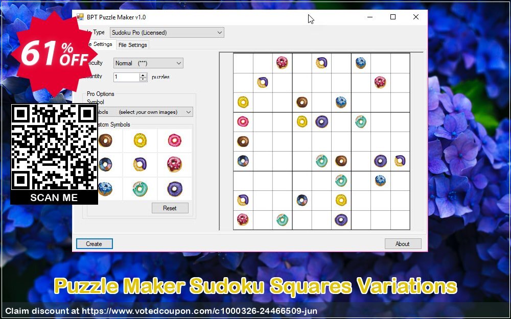 Puzzle Maker Sudoku Squares Variations