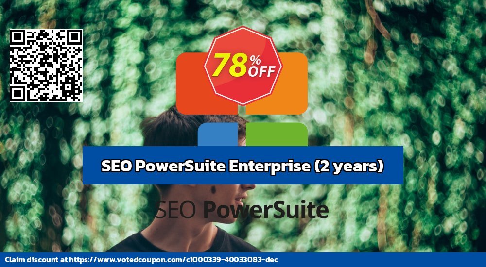 SEO PowerSuite Enterprise, 2 years  Coupon, discount 10% OFF SEO PowerSuite Enterprise (2 years), verified. Promotion: Awesome offer code of SEO PowerSuite Enterprise (2 years), tested & approved