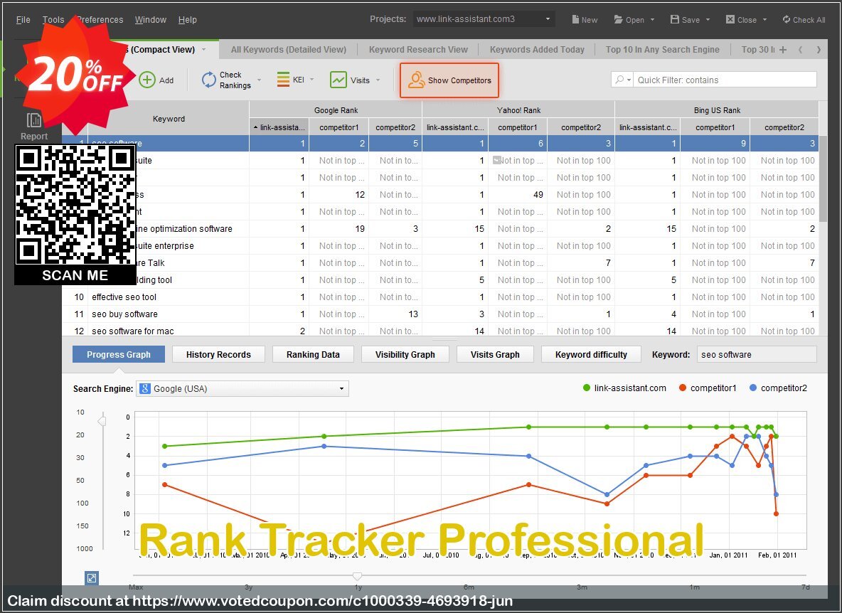 Rank Tracker Professional Coupon, discount Rank Tracker Professional amazing discount code 2024. Promotion: amazing discount code of Rank Tracker Professional 2024