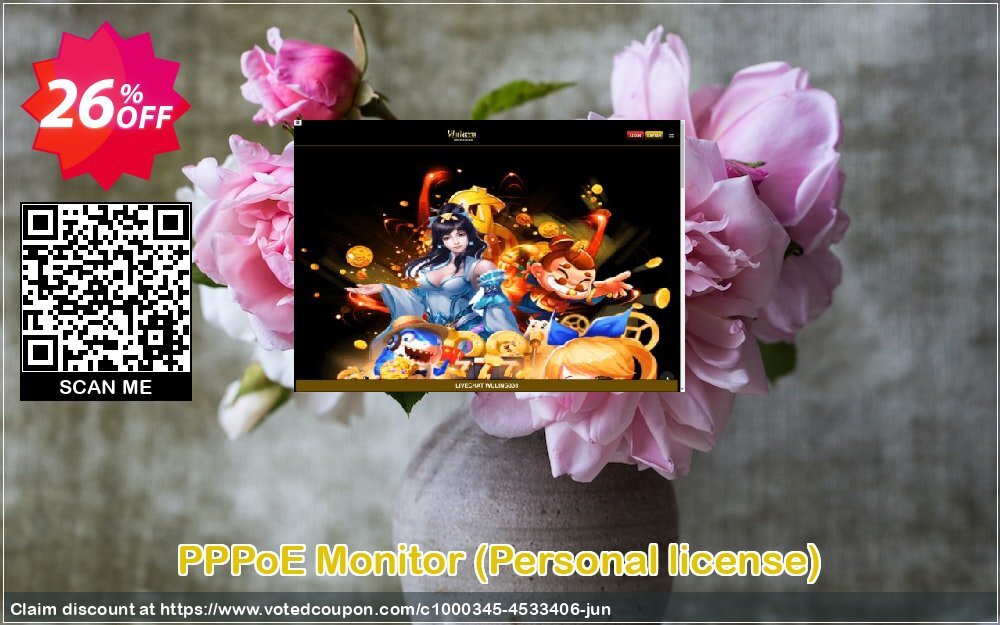 PPPoE Monitor, Personal Plan  Coupon, discount PPPoE Monitor (Personal license) special deals code 2024. Promotion: special deals code of PPPoE Monitor (Personal license) 2024