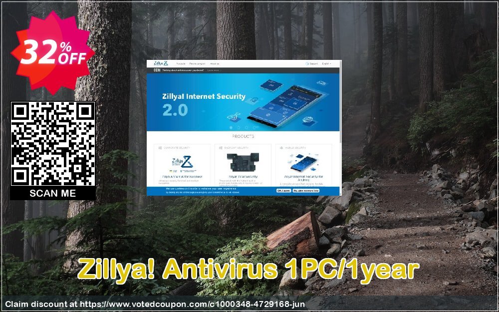 Zillya! Antivirus 1PC/1year Coupon, discount Zillya! Аntivirus 1PC/1year Stirring sales code 2024. Promotion: impressive deals code of Zillya! Аntivirus 1PC/1year 2024