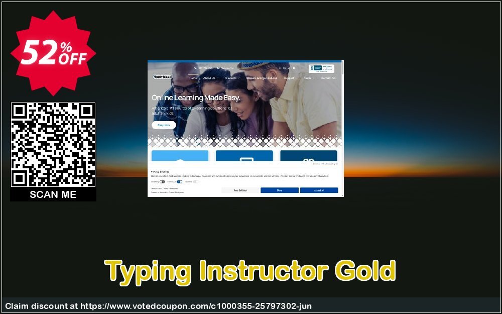 Typing Instructor Gold Coupon, discount TYPENOW. Promotion: staggering discounts code of Typing Instructor® Gold – Windows 2024
