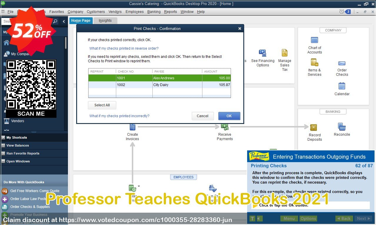 Professor Teaches QuickBooks 2021 Coupon, discount Professor Teaches® QuickBooks® 2024 Tutorial Set Downloads Fearsome sales code 2024. Promotion: Fearsome sales code of Professor Teaches® QuickBooks® 2024 Tutorial Set Downloads 2024
