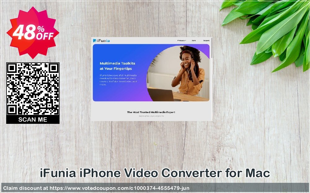 iFunia iPhone Video Converter for MAC Coupon Code Jun 2024, 48% OFF - VotedCoupon