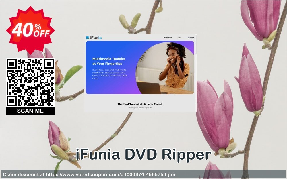 iFunia DVD Ripper Coupon, discount iFunia DVD Ripper wondrous discounts code 2024. Promotion: wondrous discounts code of iFunia DVD Ripper 2024