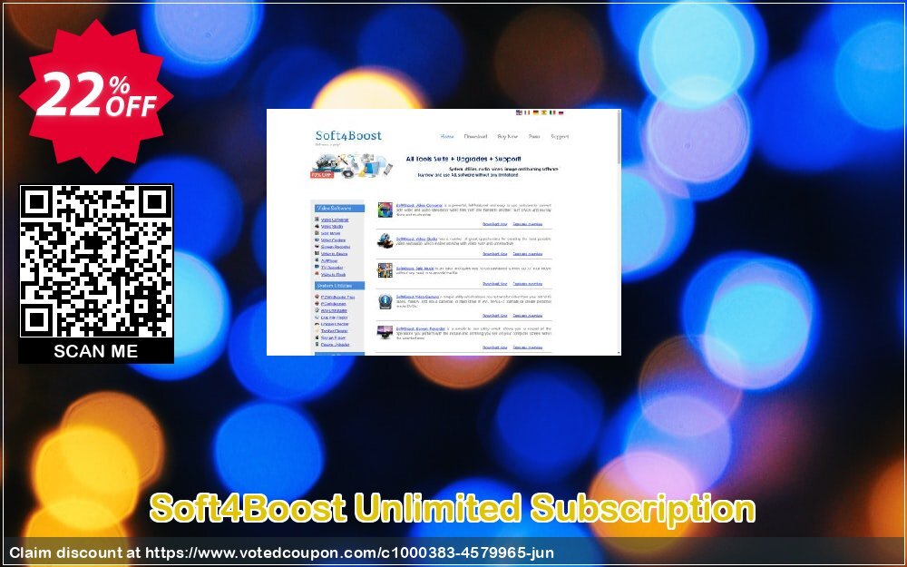 Soft4Boost Unlimited Subscription Coupon, discount Soft4Boost Unlimited Subscription imposing discount code 2024. Promotion: imposing discount code of Soft4Boost Unlimited Subscription 2024