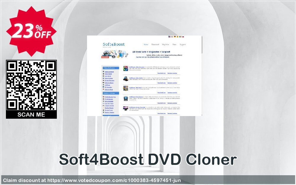 Soft4Boost DVD Cloner Coupon Code Jun 2024, 23% OFF - VotedCoupon