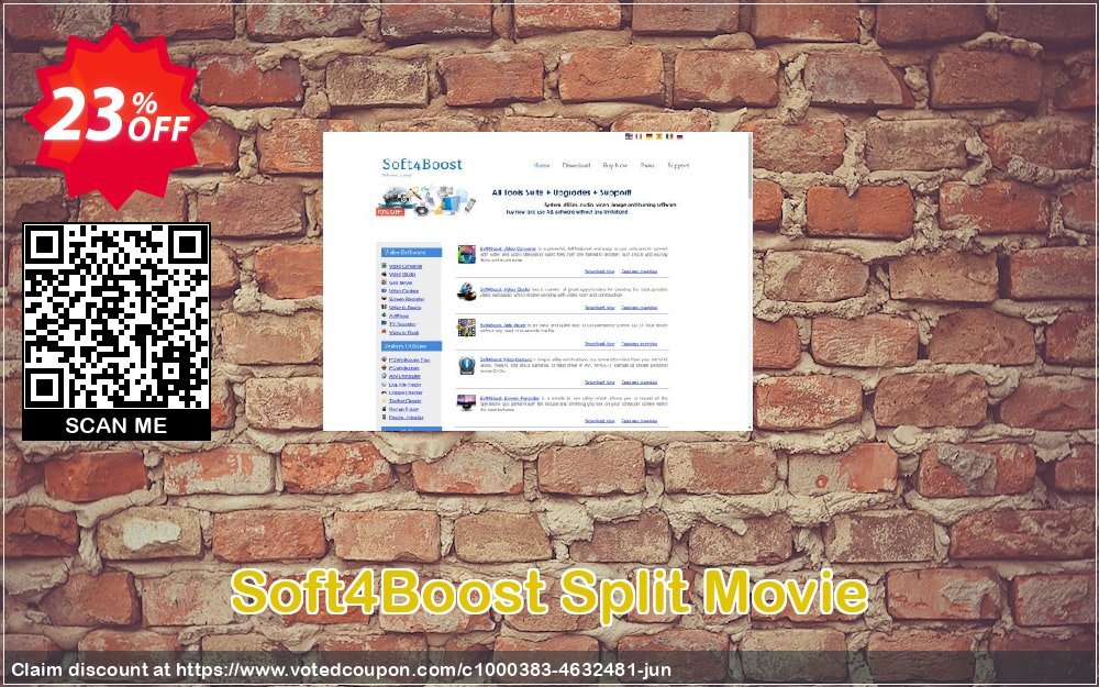 Soft4Boost Split Movie Coupon, discount Soft4Boost Split Movie marvelous discounts code 2024. Promotion: marvelous discounts code of Soft4Boost Split Movie 2024