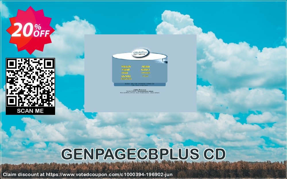 GENPAGECBPLUS CD Coupon, discount GENPAGECBPLUS CD stirring promo code 2024. Promotion: stirring promo code of GENPAGECBPLUS CD 2024