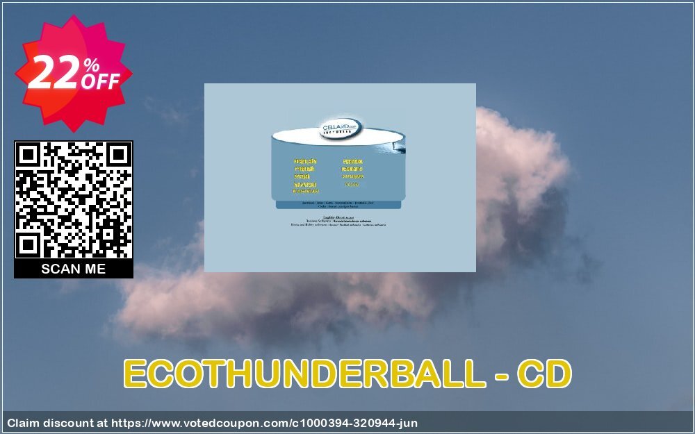ECOTHUNDERBALL - CD Coupon, discount ECOTHUNDERBALL - CD fearsome promotions code 2024. Promotion: fearsome promotions code of ECOTHUNDERBALL - CD 2024