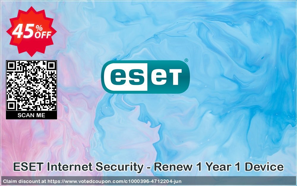 ESET Internet Security - Renew Yearly 1 Device Coupon, discount ESET Internet Security - Reabonnement 1 an pour 1 ordinateur super discounts code 2024. Promotion: super discounts code of ESET Internet Security - Reabonnement 1 an pour 1 ordinateur 2024