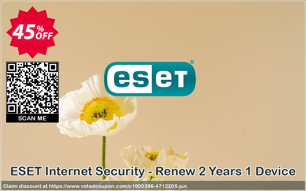 ESET Internet Security - Renew 2 Years 1 Device Coupon, discount ESET Internet Security - Reabonnement 2 ans pour 1 ordinateur best promotions code 2024. Promotion: best promotions code of ESET Internet Security - Reabonnement 2 ans pour 1 ordinateur 2024