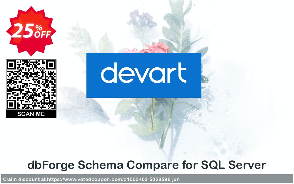 dbForge Schema Compare for SQL Server Coupon, discount dbForge Schema Compare for SQL Server Stirring discount code 2024. Promotion: marvelous offer code of dbForge Schema Compare for SQL Server 2024
