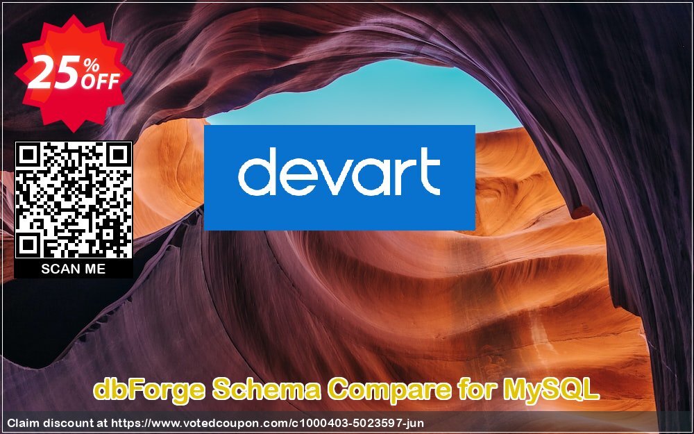 dbForge Schema Compare for MySQL Coupon, discount dbForge Schema Compare for MySQL Impressive promo code 2024. Promotion: wondrous discount code of dbForge Schema Compare for MySQL 2024