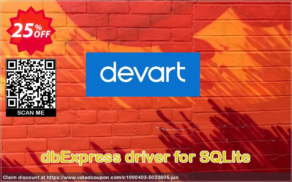 dbExpress driver for SQLite Coupon, discount dbExpress driver for SQLite Awful discounts code 2024. Promotion: special promo code of dbExpress driver for SQLite 2024