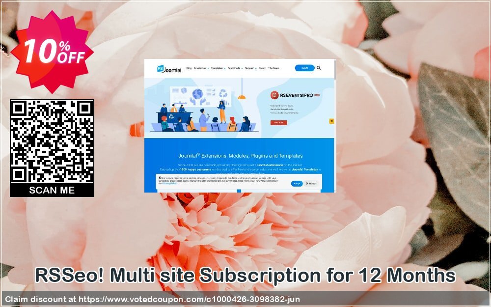 RSSeo! Multi site Subscription for 12 Months