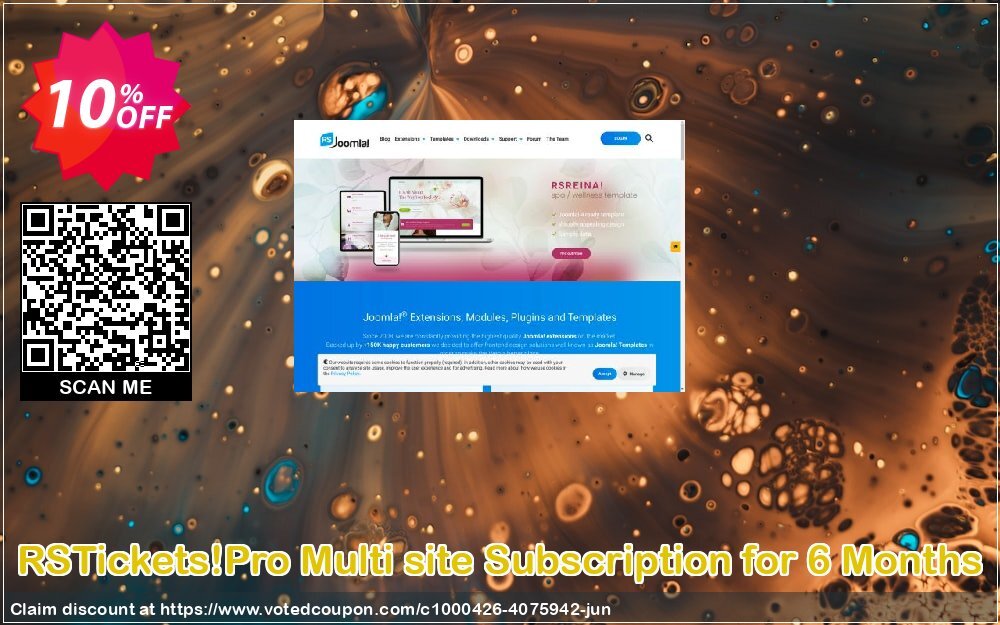 RSTickets!Pro Multi site Subscription for 6 Months Coupon Code Jun 2024, 10% OFF - VotedCoupon