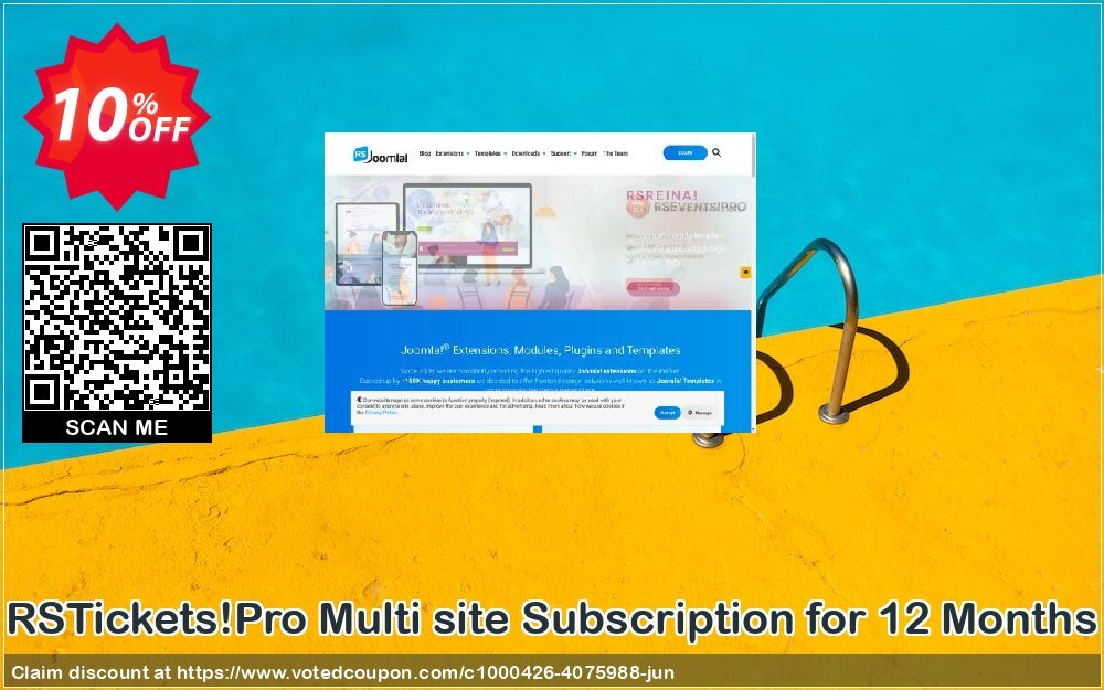 RSTickets!Pro Multi site Subscription for 12 Months Coupon, discount RSTickets!Pro Multi site Subscription for 12 Months staggering discounts code 2024. Promotion: staggering discounts code of RSTickets!Pro Multi site Subscription for 12 Months 2024