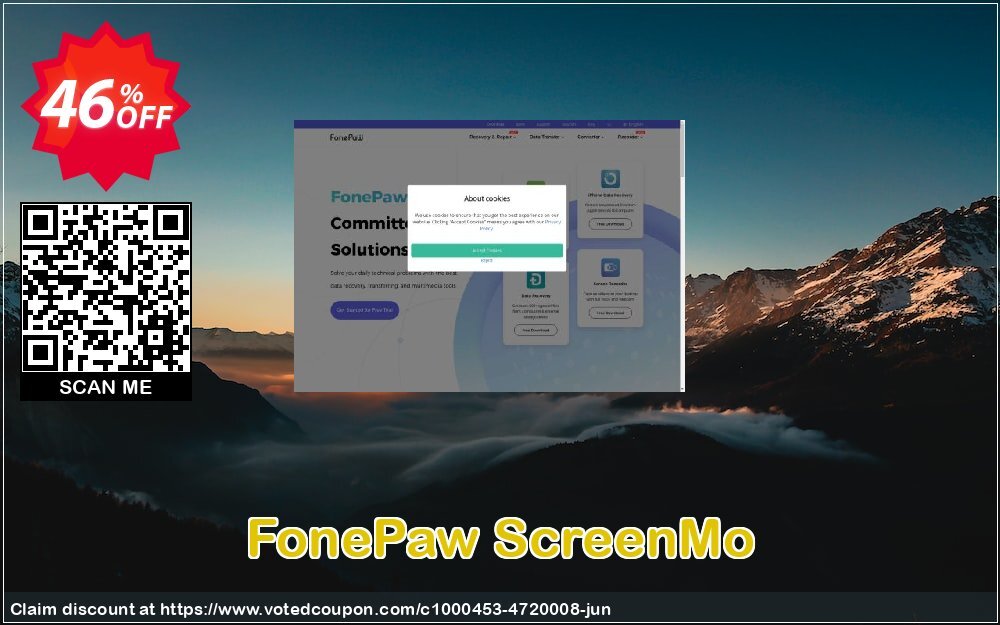 FonePaw ScreenMo Coupon, discount FonePaw ScreenMo amazing discounts code 2024. Promotion: amazing discounts code of FonePaw ScreenMo 2024