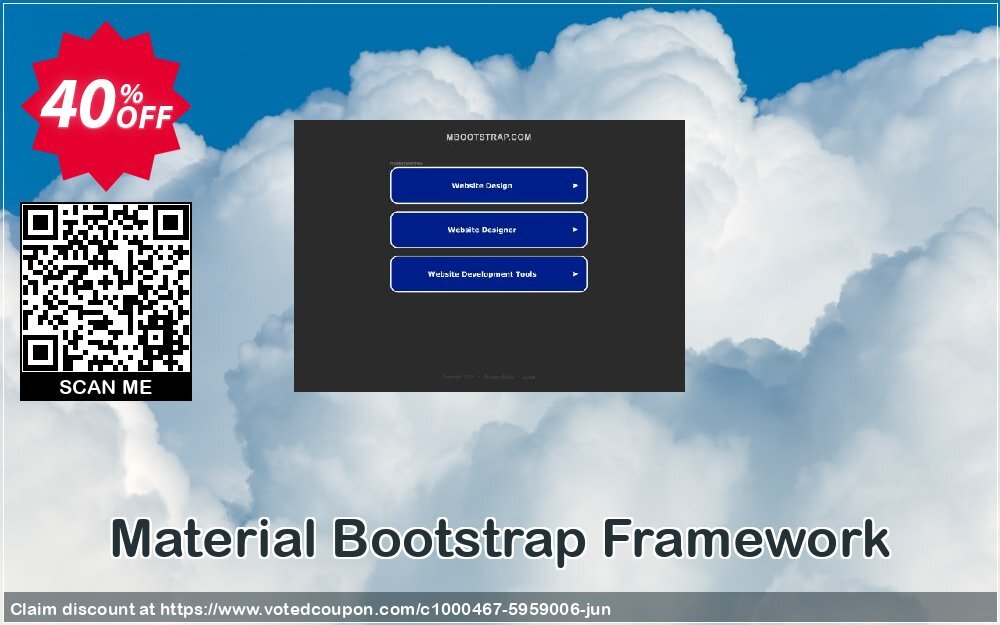 Material Bootstrap Framework Coupon, discount Material Bootstrap Framework wondrous discount code 2024. Promotion: wondrous discount code of Material Bootstrap Framework 2024