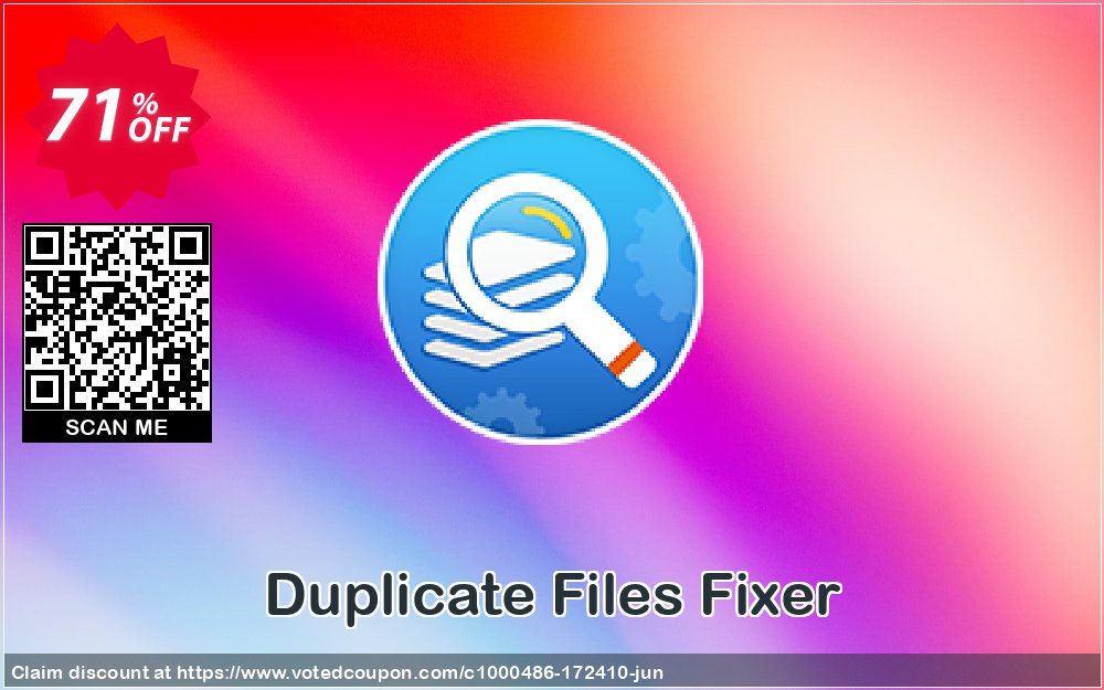 Duplicate Files Fixer Coupon, discount 80% OFF Duplicate Files Fixer, verified. Promotion: Fearsome offer code of Duplicate Files Fixer, tested & approved