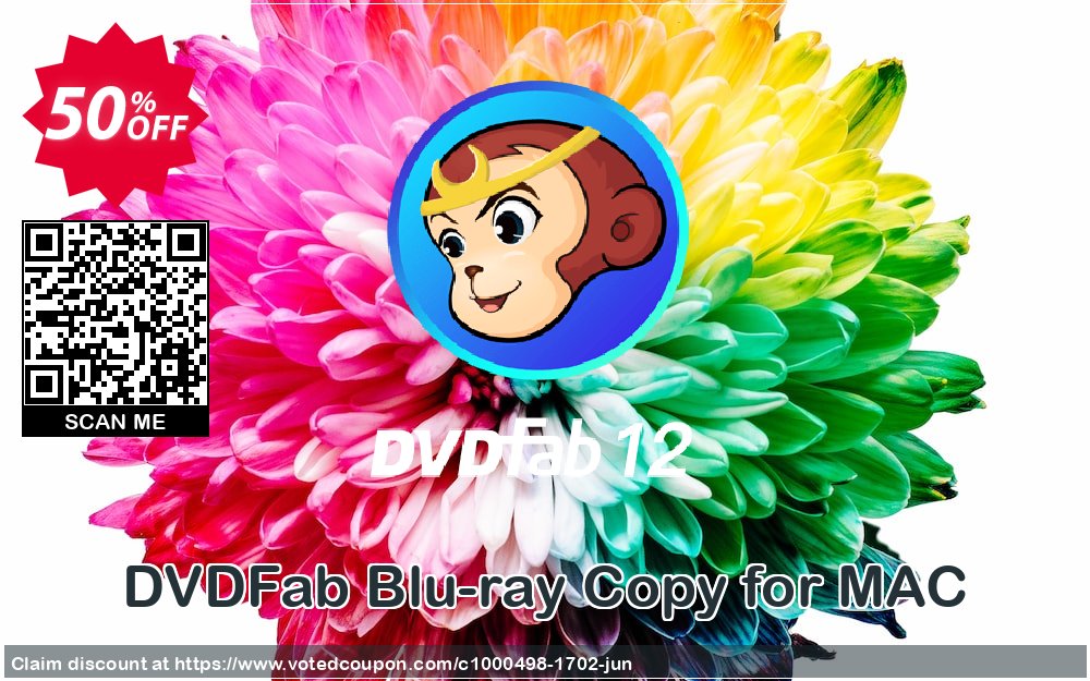 DVDFab Blu-ray Copy for MAC Coupon, discount 50% OFF DVDFab Blu-ray Copy for MAC, verified. Promotion: Special sales code of DVDFab Blu-ray Copy for MAC, tested & approved