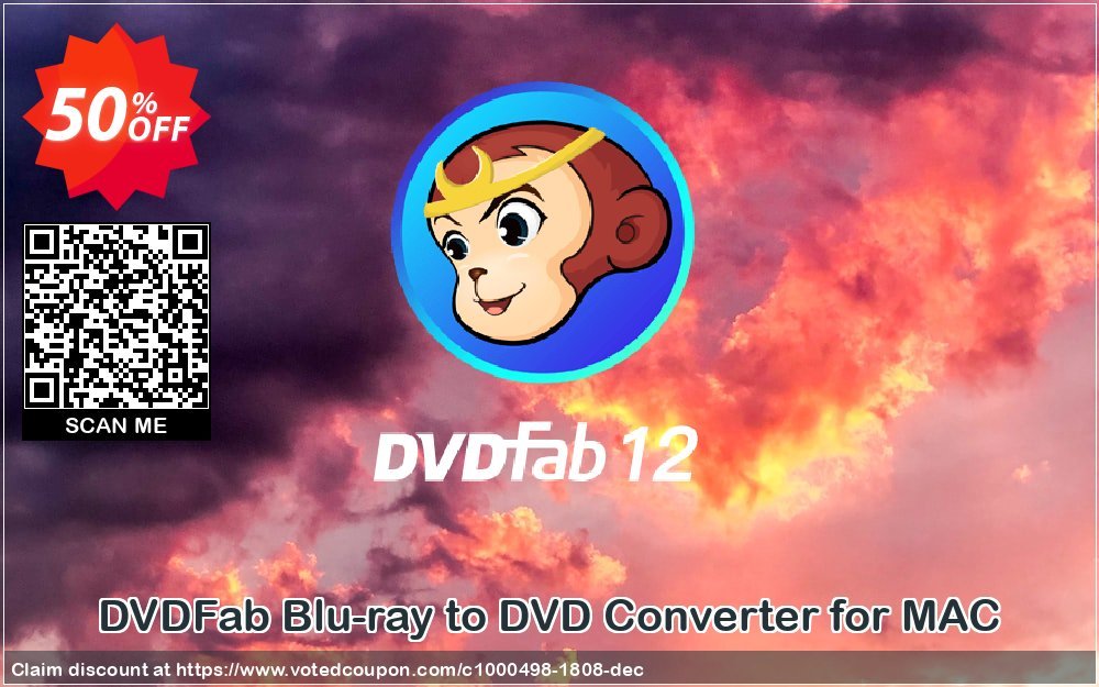 DVDFab Blu-ray to DVD Converter for MAC Coupon Code Jun 2024, 50% OFF - VotedCoupon