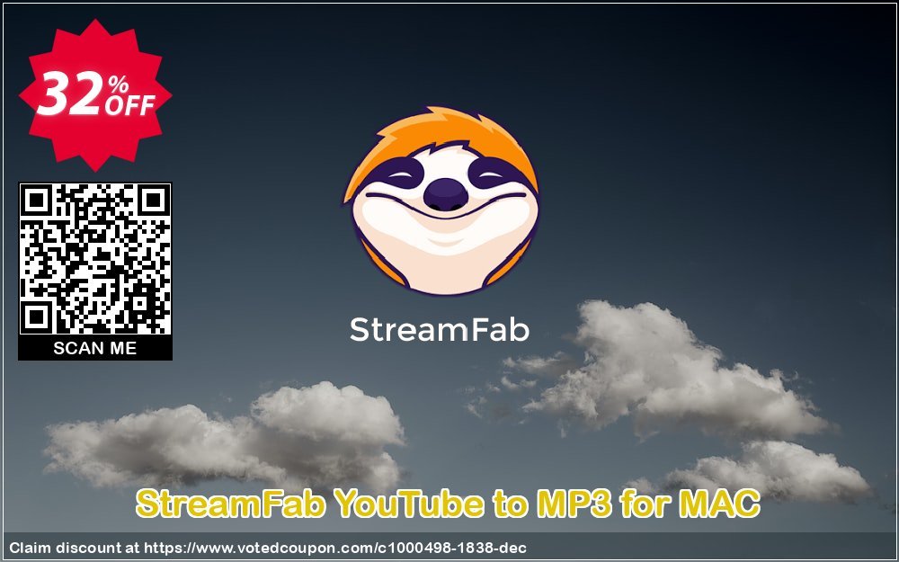 StreamFab YouTube to MP3 for MAC Coupon Code Jun 2024, 32% OFF - VotedCoupon